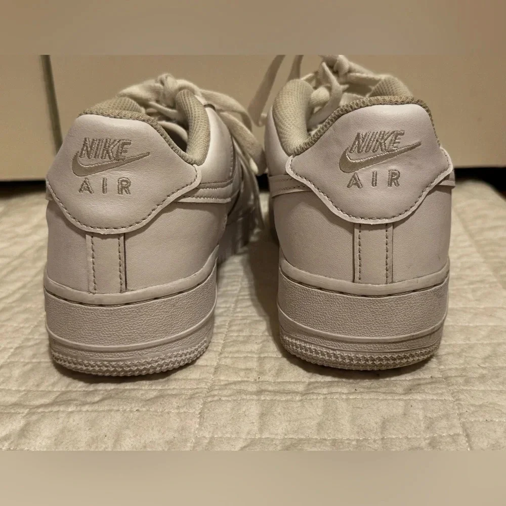 Nike Air Force One White Low Tennis Shoes Sneakers Sz 6.5